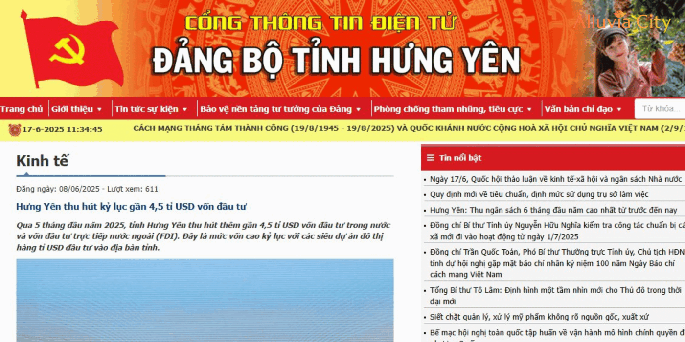 alluvia city hưng yên